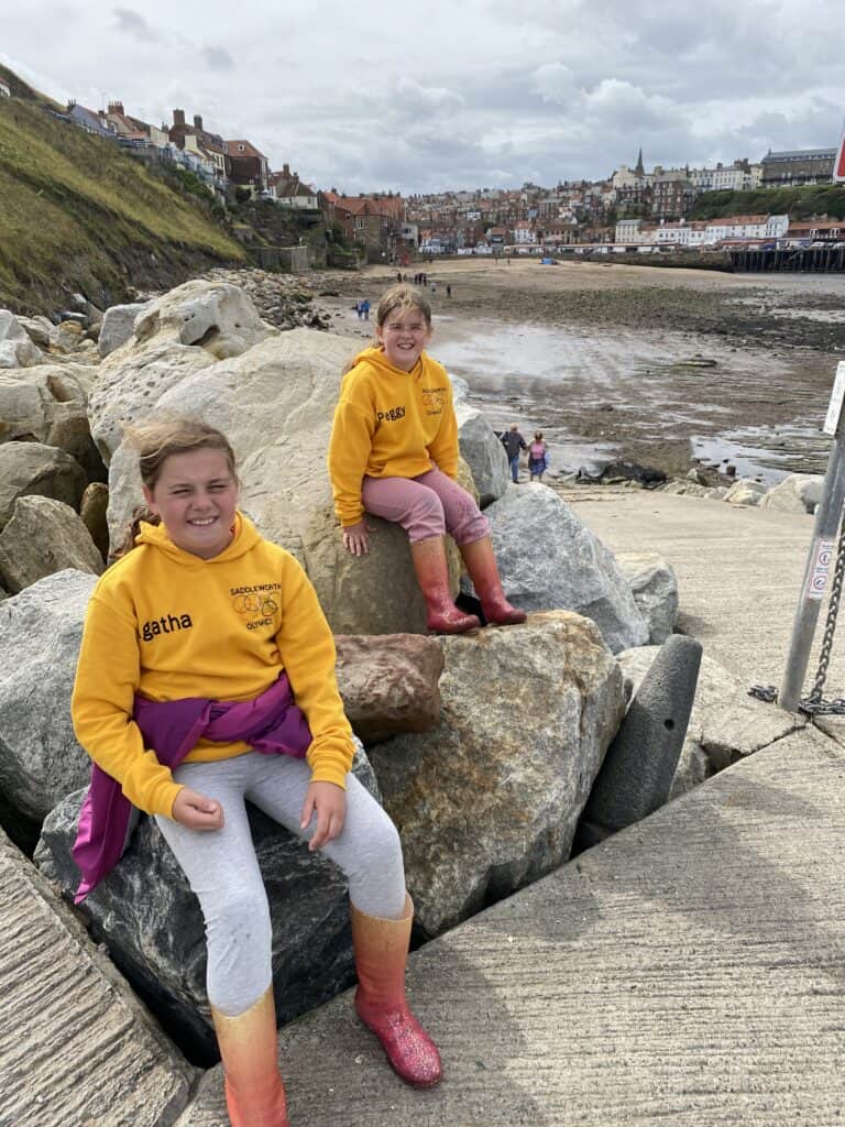 Fossil hunting in Whitby