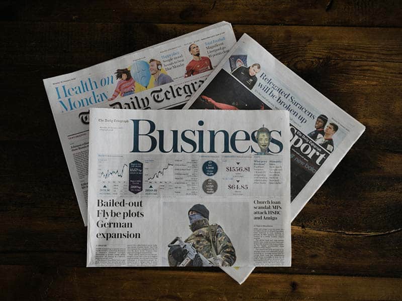 Business supplement from the Daily Telegraph Business section