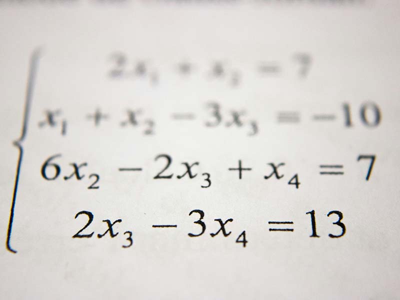 Algebraic equations